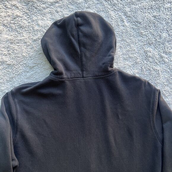 Nike Men’s Y2K Full Zip Hoodie Sweatshirt XXL Embroidered Swoosh Faded Black - Picture 7 of 7